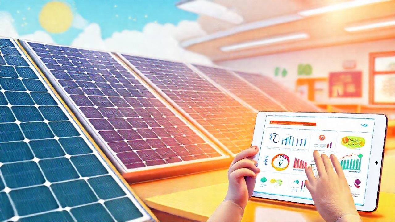 Paneles solares impulsan el aprendizaje digital