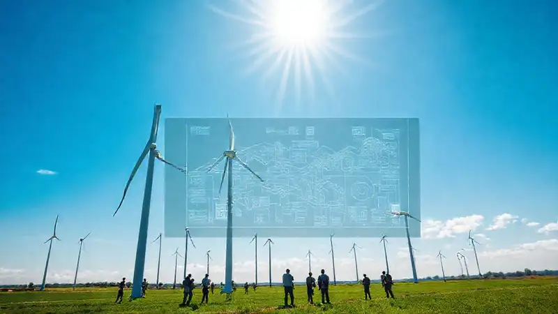 Turbinas eólicas colaboran con energía sostenible