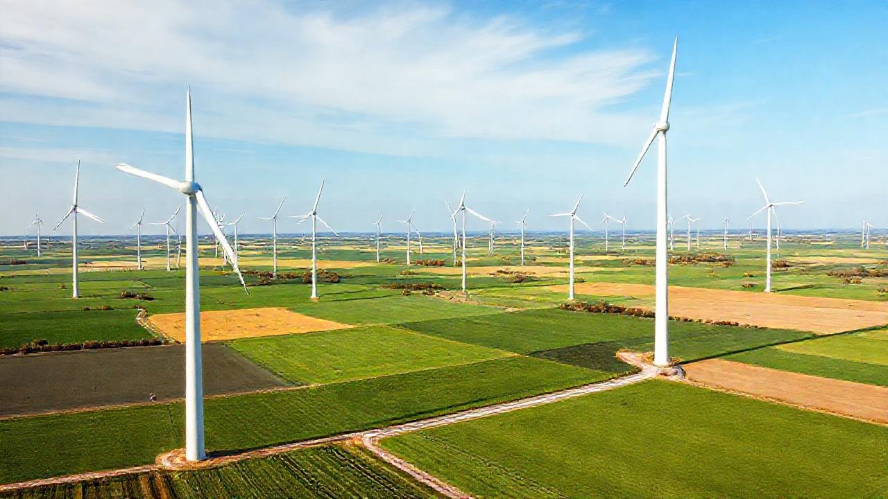 Turbinas eólicas generan energía limpia profesionalmente