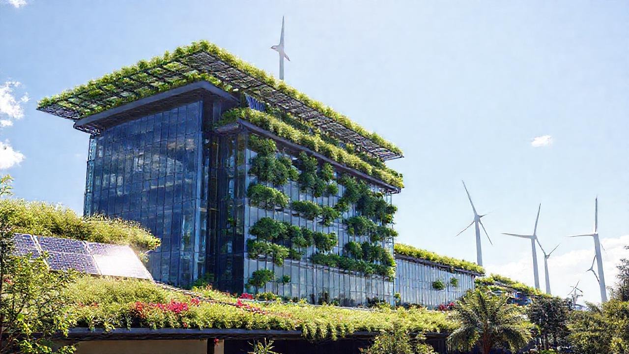 Edificios sostenibles brillan con futuro verde