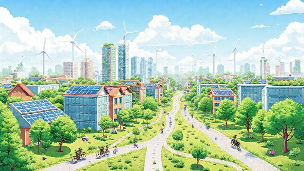 Una ciudad futurista