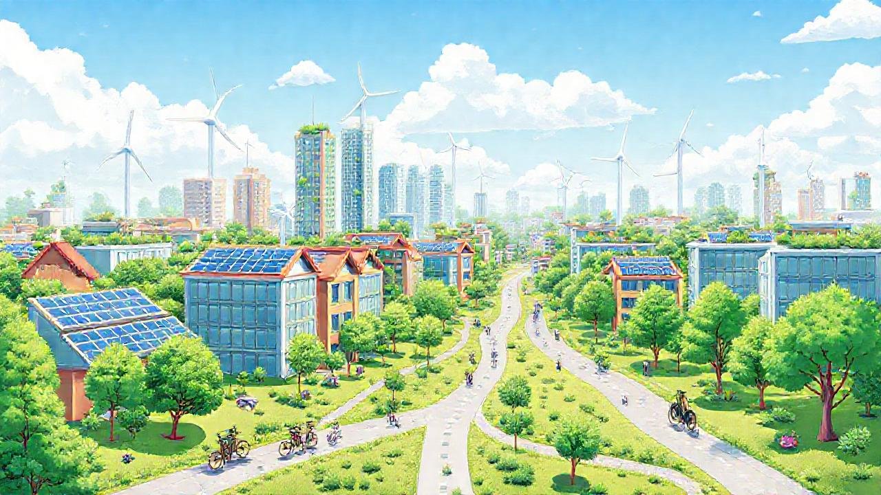 Una ciudad futurista