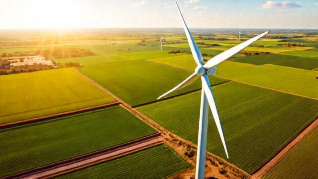 Turbinas eólicas generan energía limpia y moderna