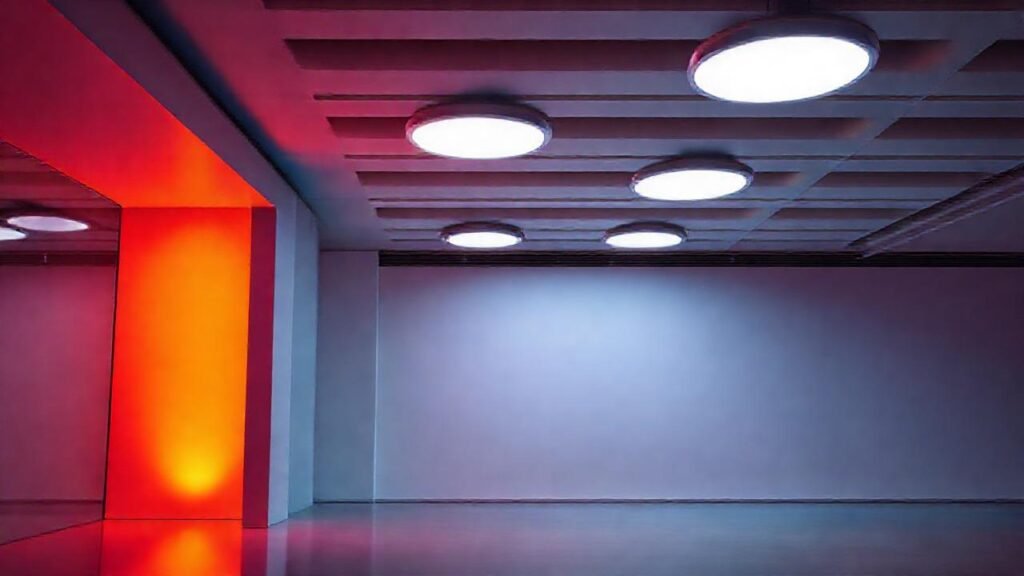 Iluminación LED moderna y minimalista