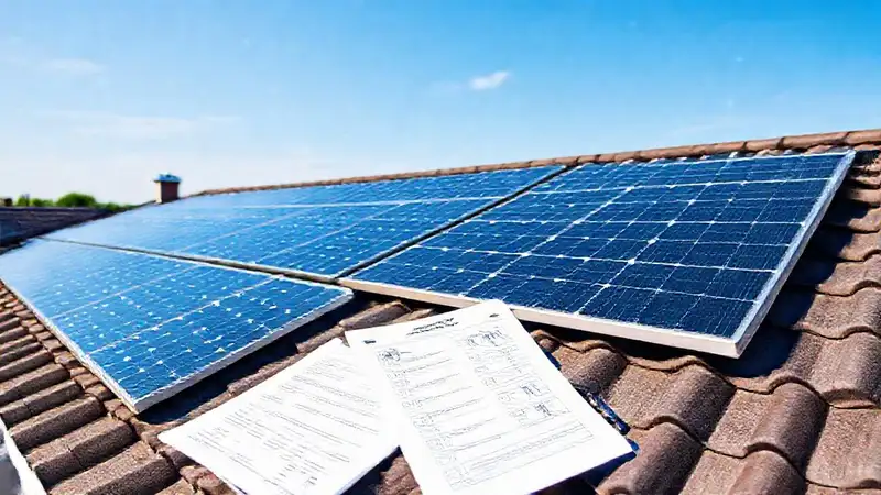 Paneles solares: diseño técnico informativo
