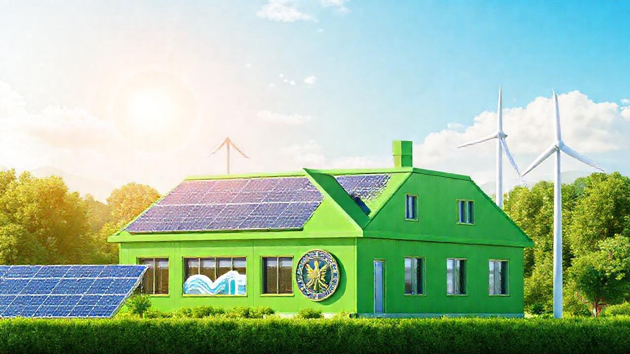 Un futuro sostenible con diseño brillante