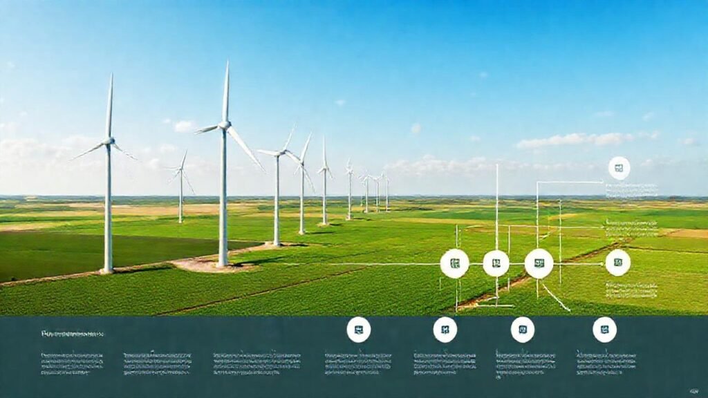 Turbinas eólicas generan energía limpia y moderna