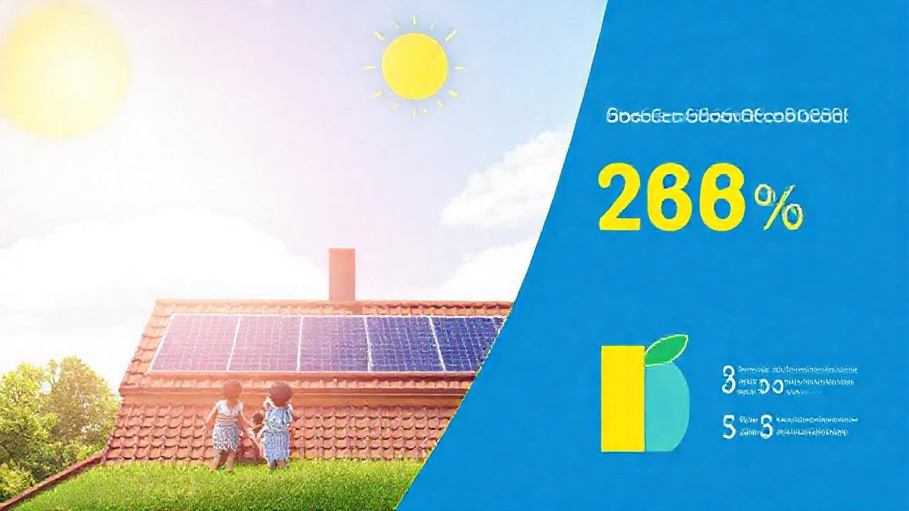 Paneles solares alimentan una casa moderna