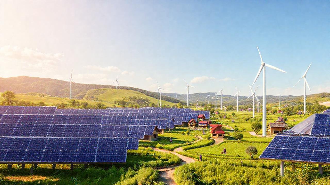 Energía sostenible une un futuro optimista