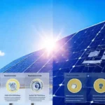 Paneles solares informan sobre energía brillante