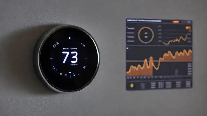 Termostato inteligente controla energía de forma moderna