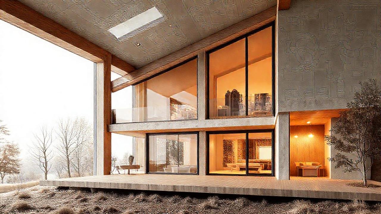 Una casa moderna, sostenible y cálida