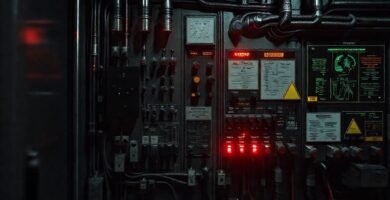 Panel de control industrial