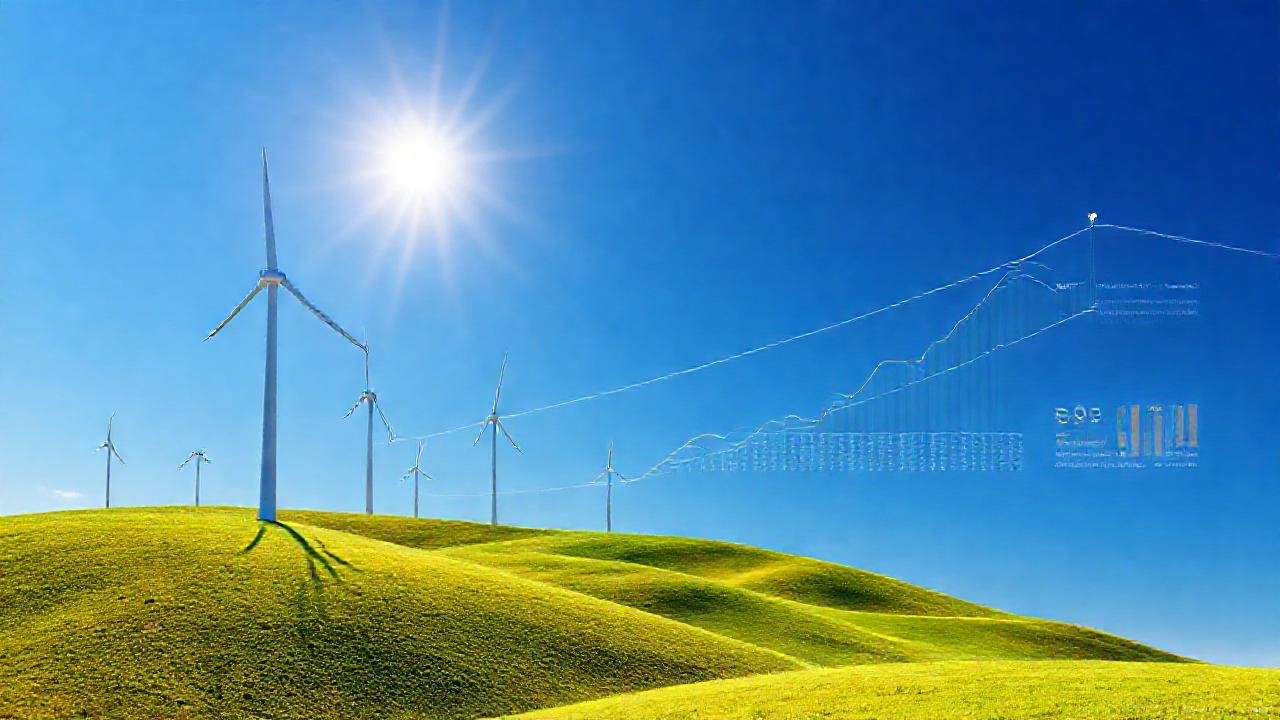 Turbinas eólicas generan energía de manera visual