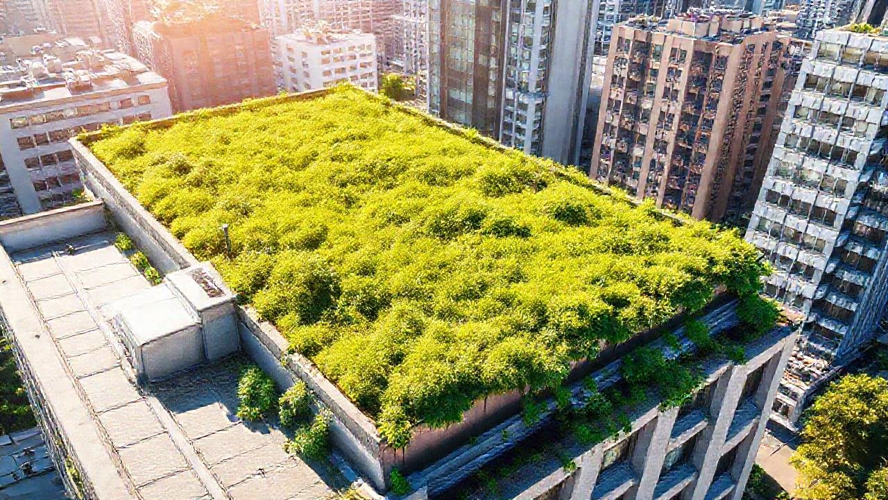 Techo verde revitaliza la ciudad moderna