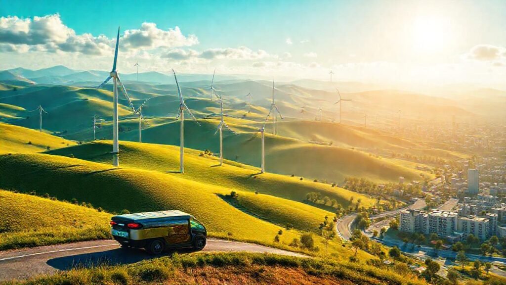Turbinas eólicas ofrecen energía limpia al futuro