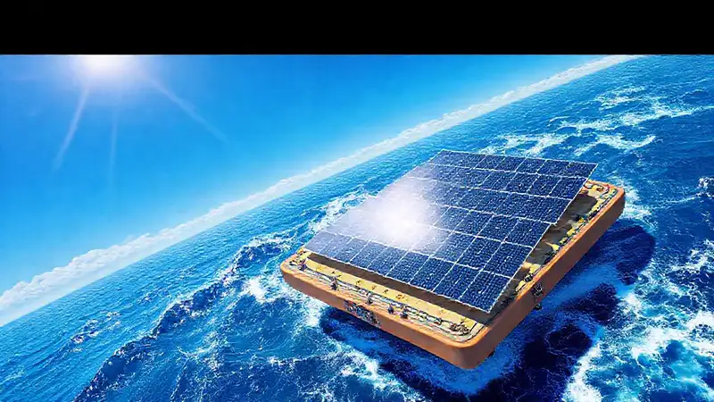 Energía renovable flota bajo el sol
