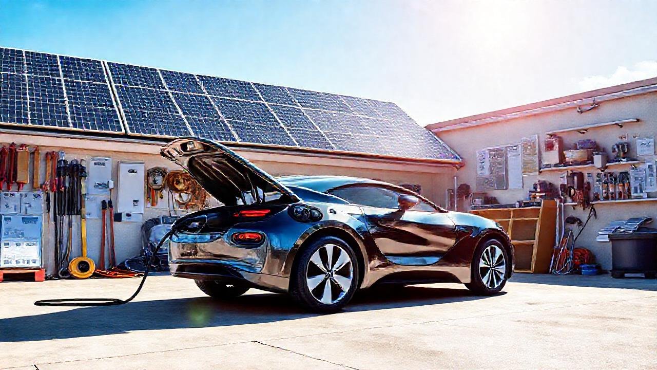 Un hogar moderno y ecológico sostenible