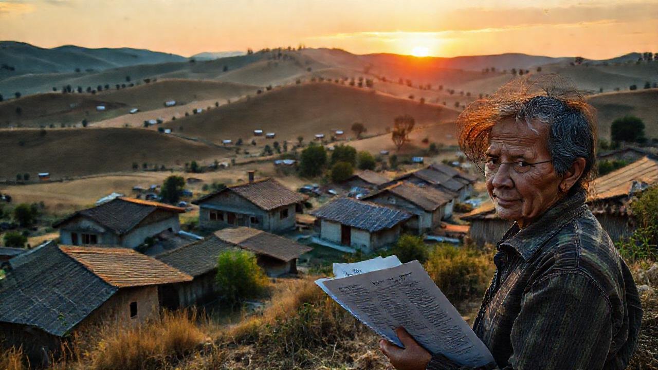 Un pueblo rural busca esperanza en el sol