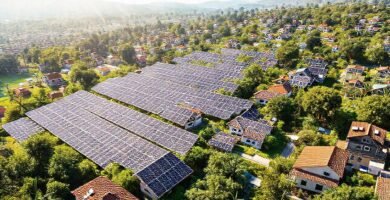 Una ciudad sostenible y brillante emerge