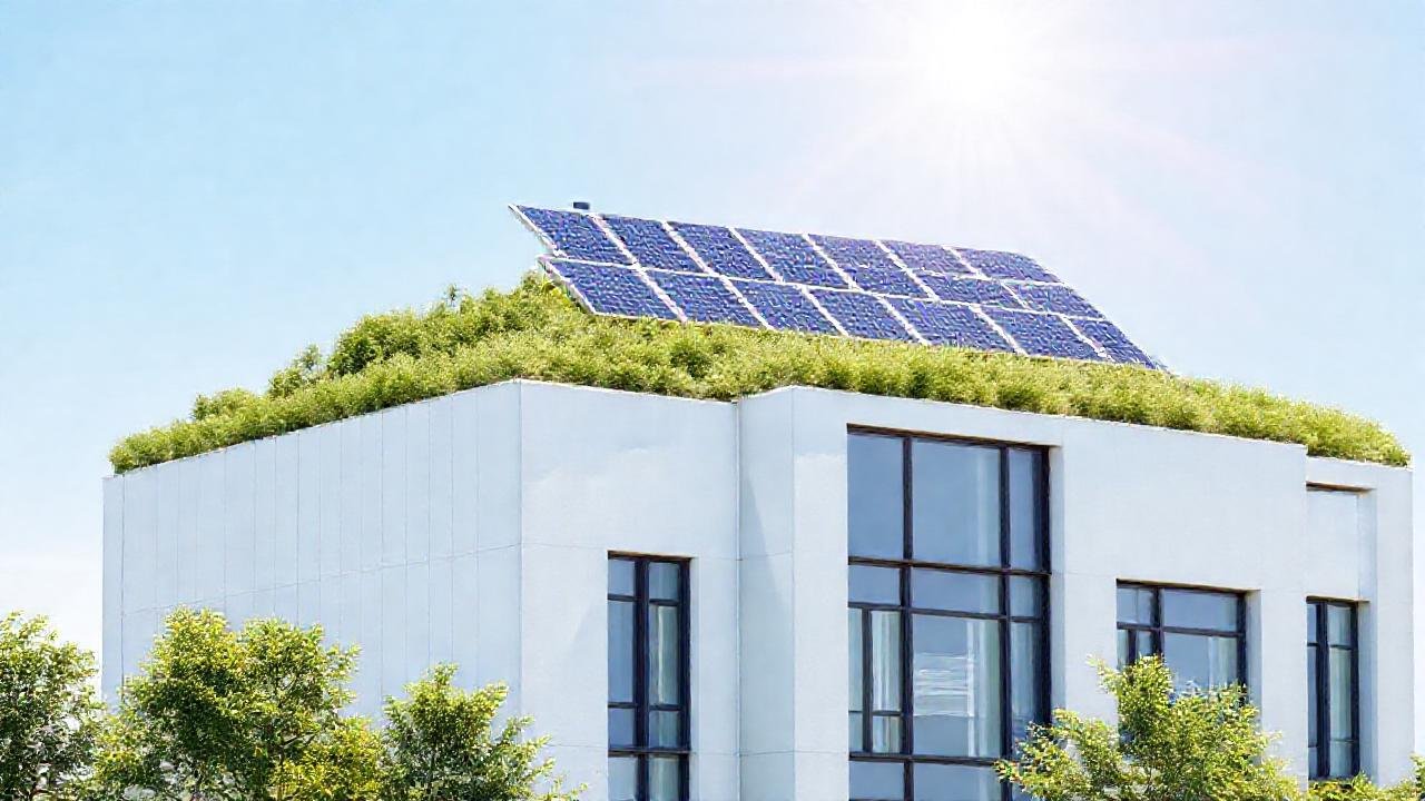 Edificio moderno, sostenible y luminoso