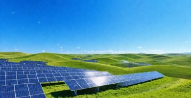 Paneles solares generan un futuro limpio