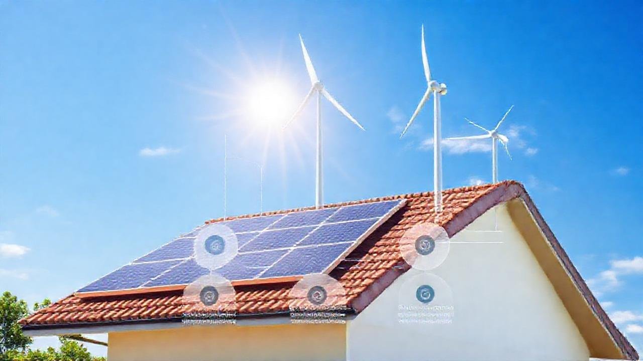 Energía renovable ilumina un diseño moderno