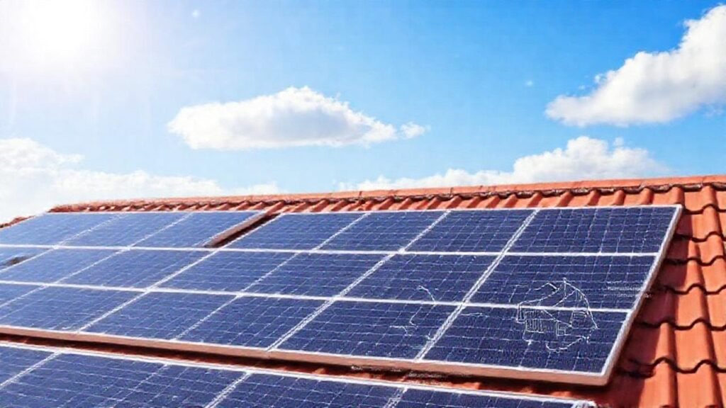 Paneles solares ofrecen energía limpia moderna