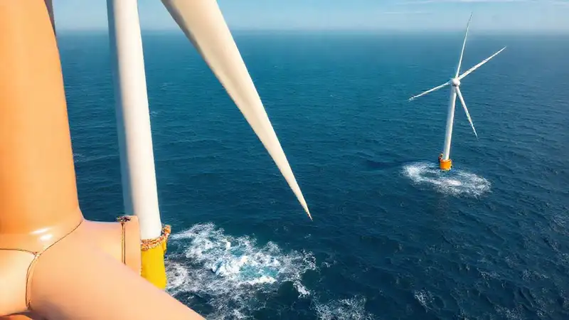 Turbinas eólicas marinas superan a terrestres