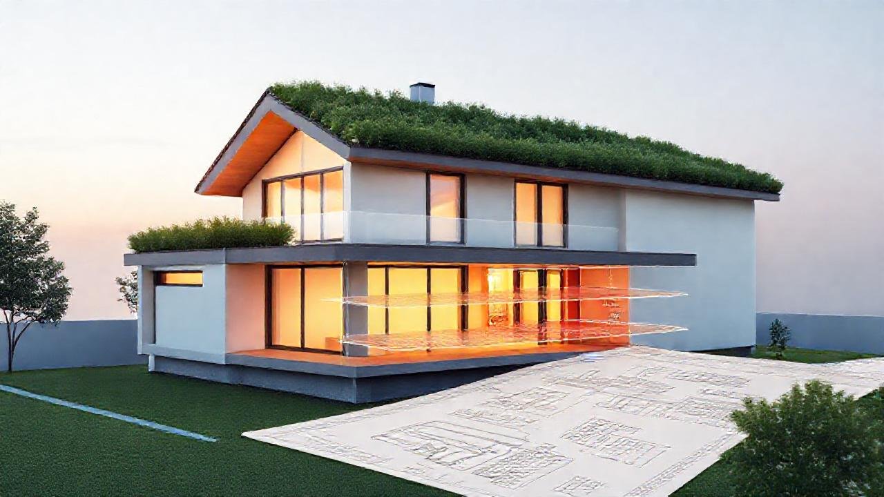 Casa moderna sostenible