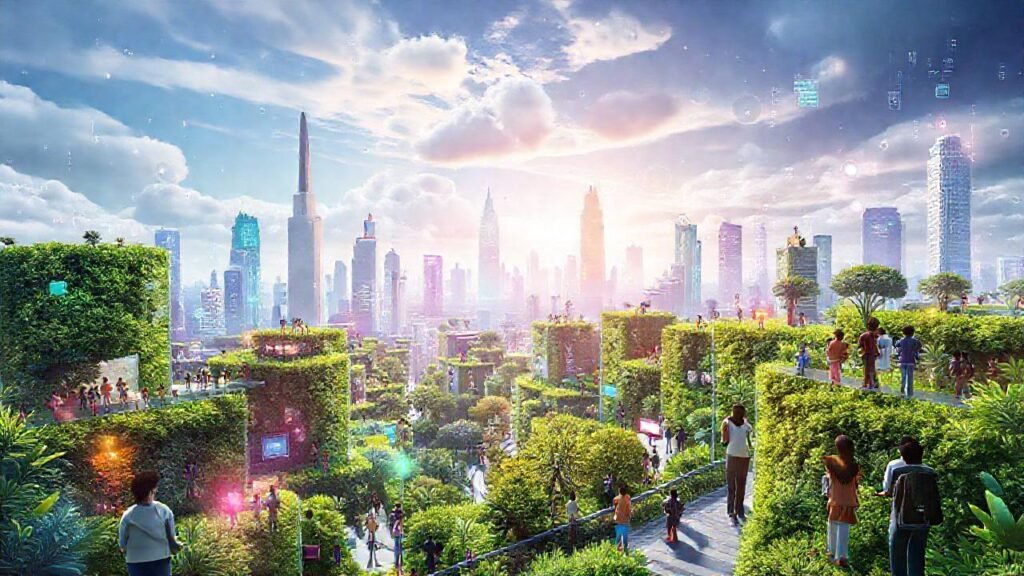 Una ciudad futurista