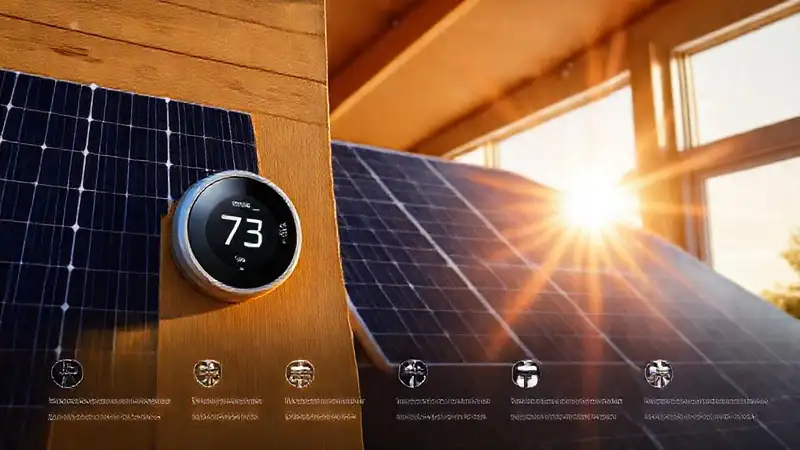 La casa inteligente aprovecha la energía solar