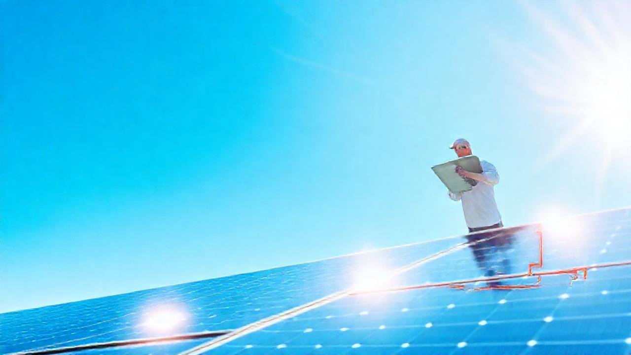 Tecnología solar ajustada para energía limpia