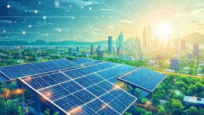 Ciudades futuristas usan energía solar inteligente