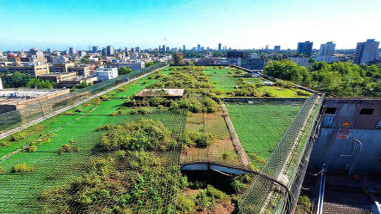 Un tejado verde protege la ciudad