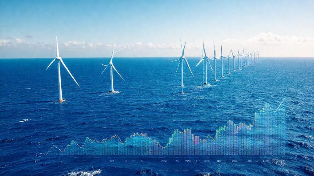 Turbinas eólicas marinas: innovación y energía brillante