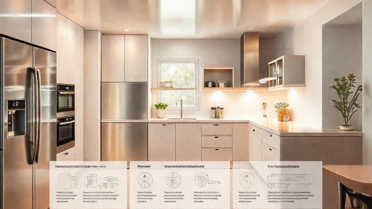 Cocina moderna, eficiente y minimalista