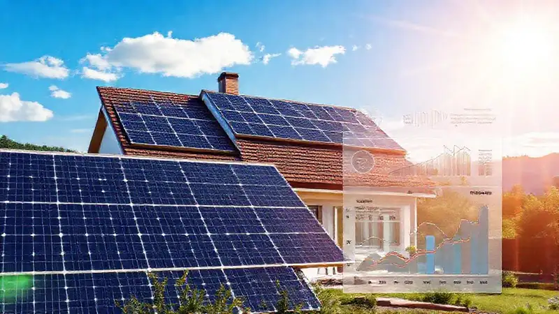 Paneles solares optimizan el hogar moderno