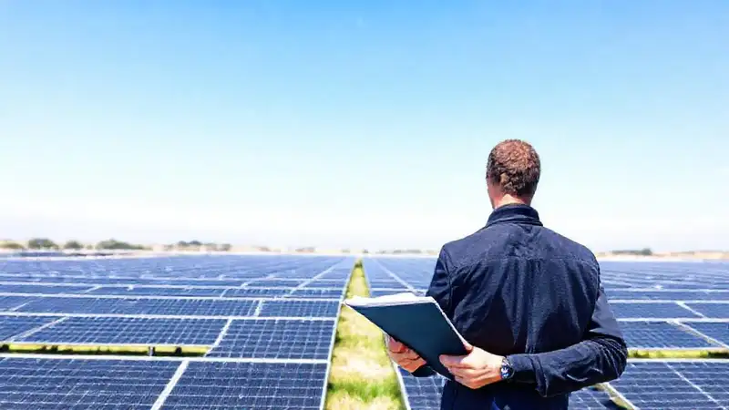 La gran solar farm es profesional