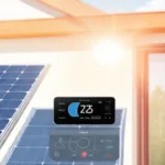 Una casa inteligente captura energía solar