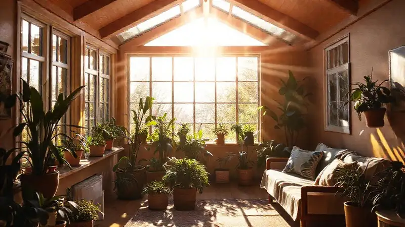 Una casa solar pasiva es acogedora y soleada