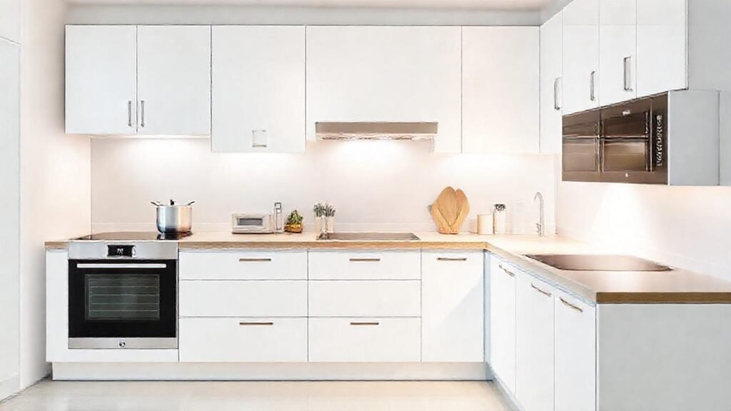 Cocina moderna informativa y sostenible