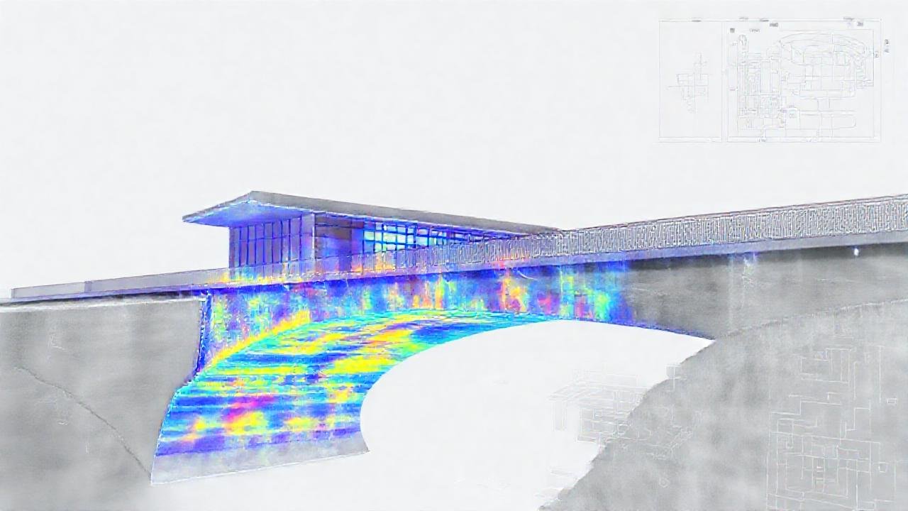 Renderizado arquitectónico revela calor oculto