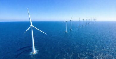 Turbinas eólicas marinas generan energía sostenible