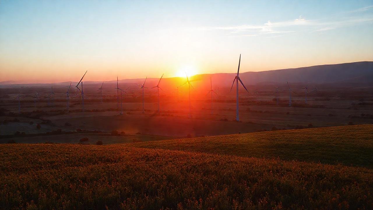 Turbinas eólicas generan energía limpia y moderna