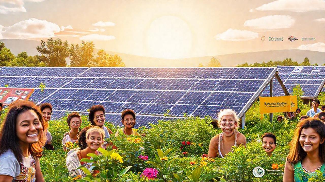 Un futuro sostenible brilla con esperanza