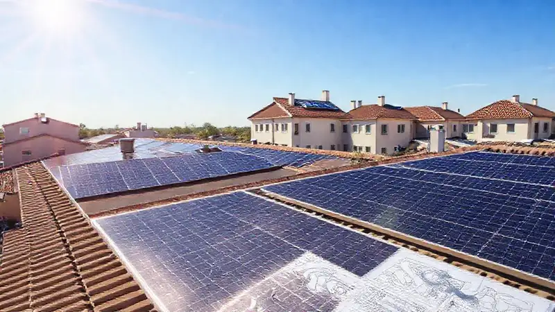 Paneles solares informan sobre energía limpia