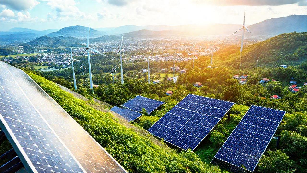 Energía limpia ilumina un futuro brillante