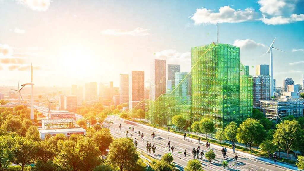 Ciudades modernas prosperan con energía verde