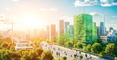 Ciudades modernas prosperan con energía verde